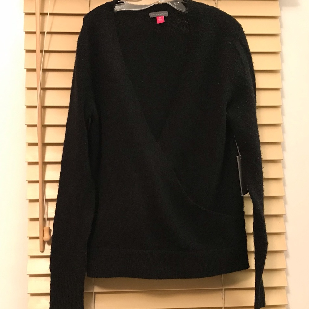 🌺Vince Camuto NWT Black Sweater XS - Picture 3 of 6